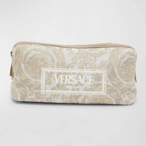 VERSACE - brand new, Jacquard Embroidered Cosmetic Bag